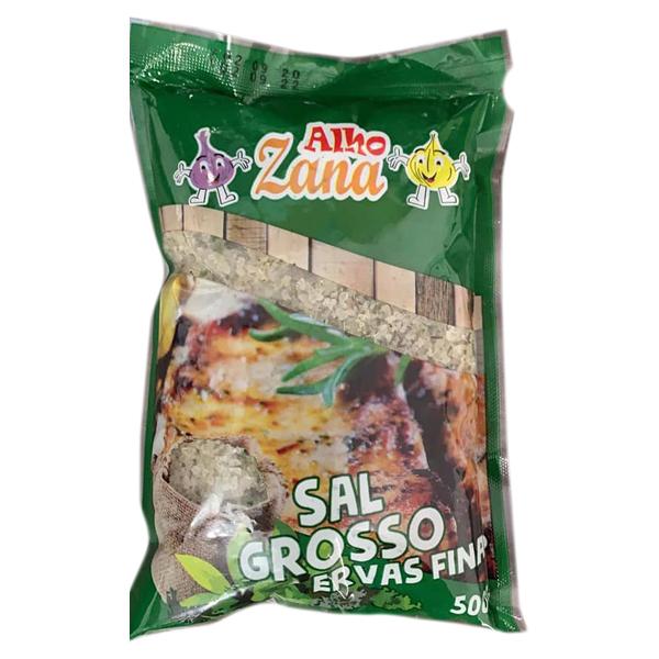 Sal Grosso Temp Zana Pct 500g Ervas Finas