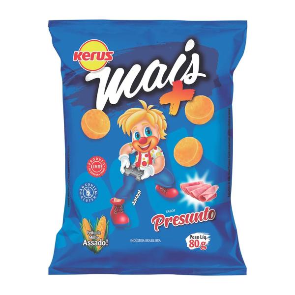Salgadinho de Milho Met Pct Kerus 80g Presunto