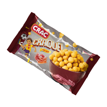 Salgadinho de Trigo Crac Pct 60g Bacon