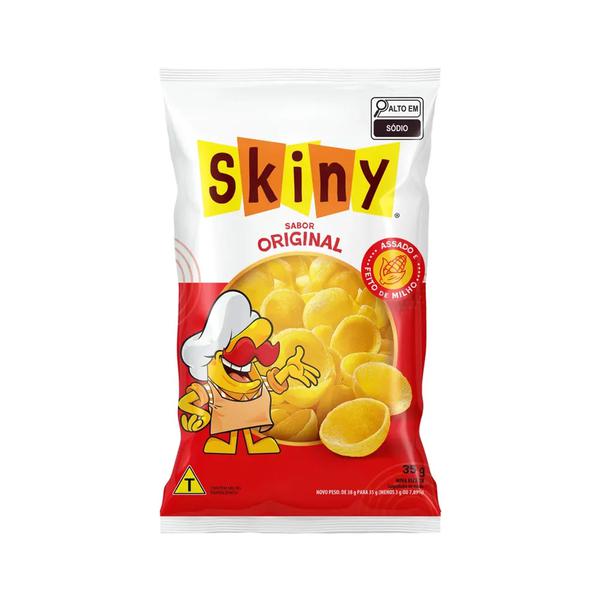 Salgadinho Milho Skiny Pct 35g Concha Natural