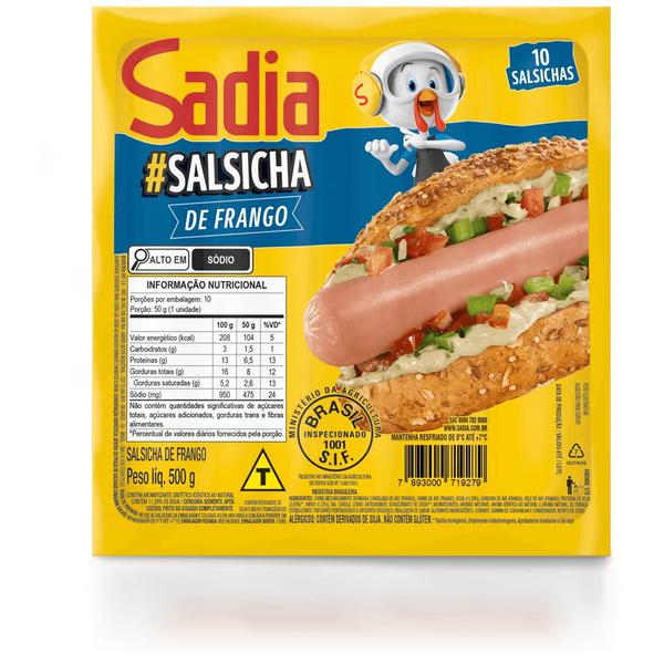 Salsicha Frango Sadia  500g