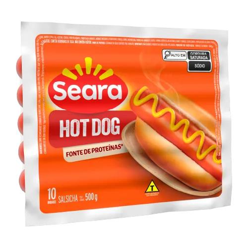 Salsicha Hot Dog Resf Seara Pct 500g