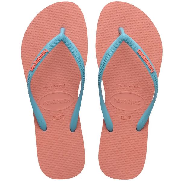 Sand Havaianas Logo  1cj Rosa Peach N39/40