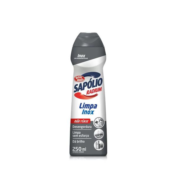 Saponaceo Radium Limpa Inox Fr Bombril  250ml