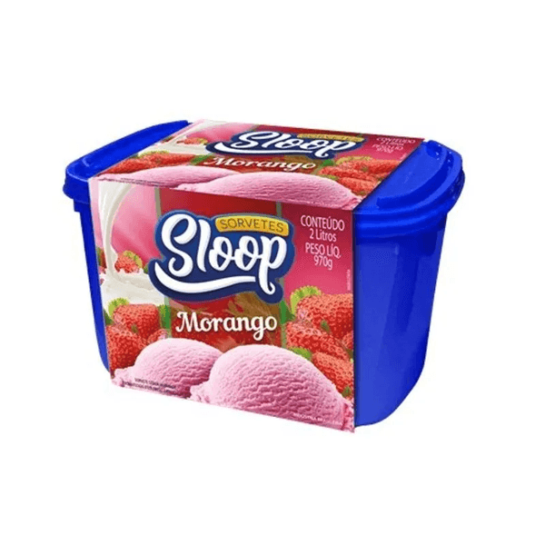 Sorvete Cg Sloop Pt 1500ml Morango