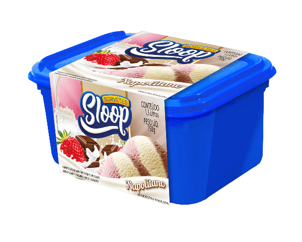 Sorvete Cg Sloop Pt 1500ml Napolitano