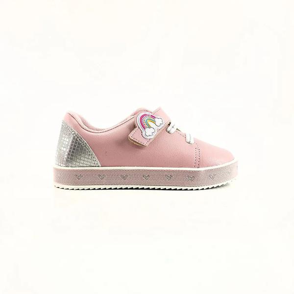 Tenis Casual Bebe Napa Coracao 2131612/2131625 Molekinha 1cj Rosa N20