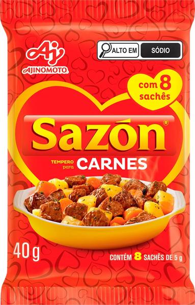 Tempero Sazon Sh 40g Vermelho