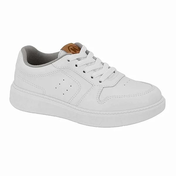 Tenis Casual Monaco 2861105 Molekinho  1cj Branco N35