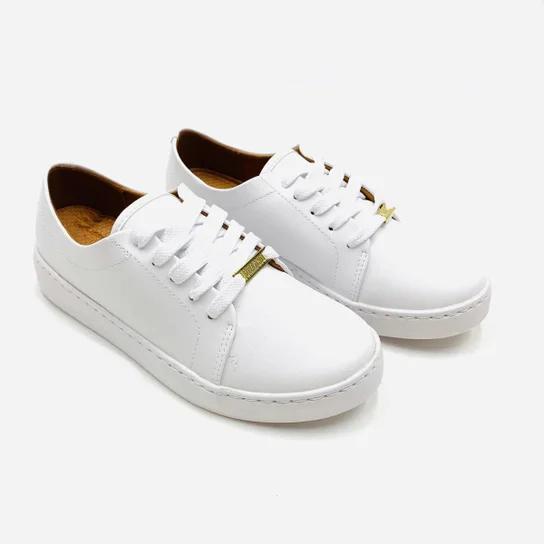 Tenis Casual Pelica 1414103 Vizzano  1cj Branco/Creme N38