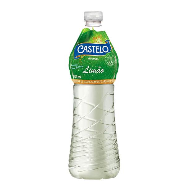 Vinagre Castelo 4 P/ Cto Pet 750ml Limao