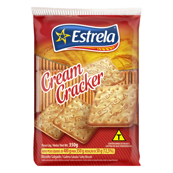 BISC CR CRACKER ESTRELA 350G