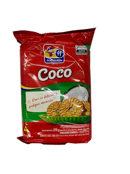 BISC FORTALEZA DOCE COCO 270G