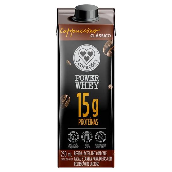 CAPP 3 CORACOES PRONTO WHEY CLAS 250ML