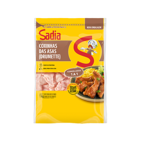 COXINHA ASA FRANGO DRUM CONG SADIA PCT 1