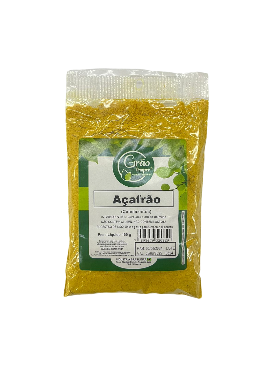 TEMP ACAFRAO GRAO TEMPER 100G