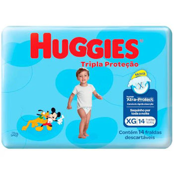 FRALDA DESC HUGGIES PRT DIA JUMB XG C/14