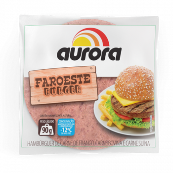 HAMBURGUER AURORA FAROESTE CHURR 56G