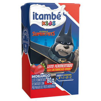 LEITE FERM ITAMBE KIDS MORANGO 80G