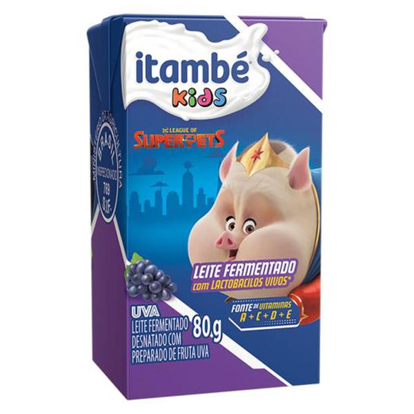 LEITE FERM ITAMBE KIDS UVA 80G