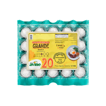 OVOS BCO  AVINE GD C/20