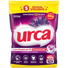LAVA ROUPAS EM PO URCA LAVANDA 400G CONCENTRADO