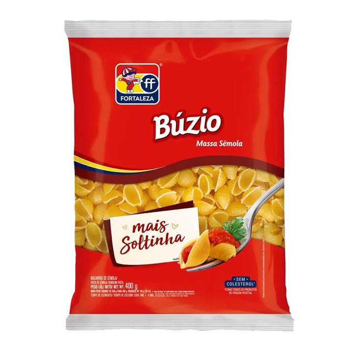 MACARRAO SEMOLA FORTALEZA 400G BUZIO