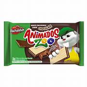 BISCOITO RICHESTER ANIMADOS ZOO 40G CHOCOLATE