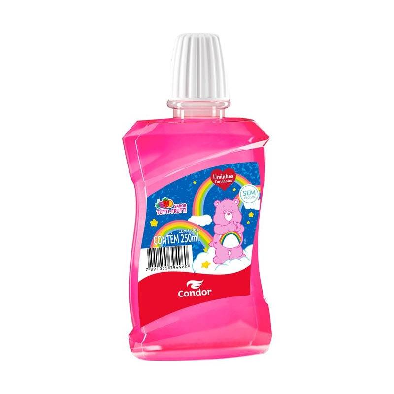 ENX BUCAL CONDOR TUTTI-FRUT 250ML URS.CARINHOSOS RS