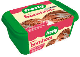 SORVETE FROSTY BOMBOM 1L