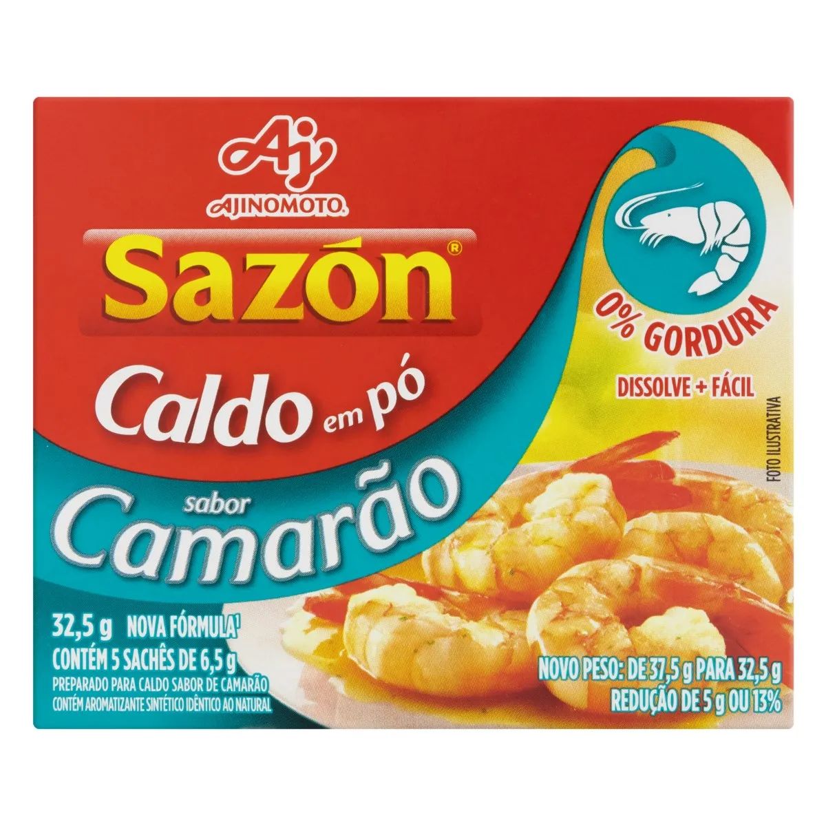 CALDO EM PO SAZON CAMARAO 32,5G