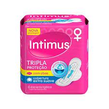ABSORVENTE INTIMUS GEL C/ABAS EXTRA SUAVE C/8