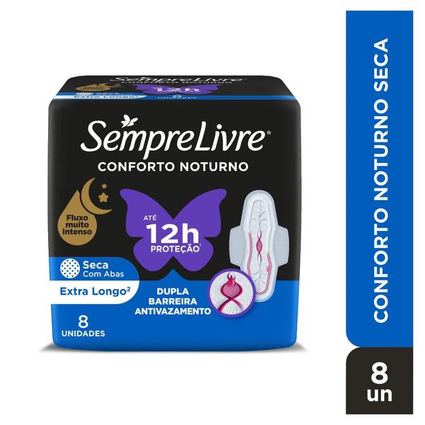 ABSORVENTE SEMPRE LIVRE NOT C/ABAS C/8UD
