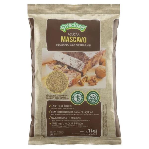ACUCAR MASCAVO PRECIOSO 1KG