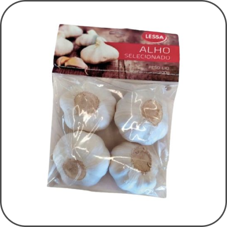 ALHO EMBALADO LESSA 200G