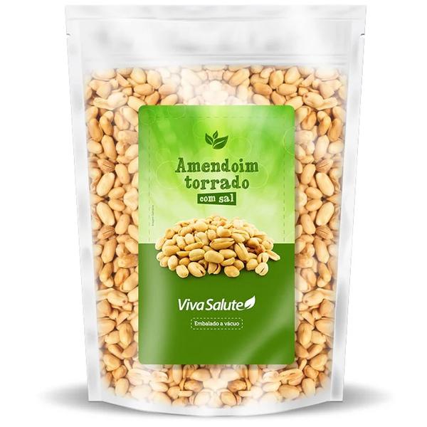 AMENDOIM SEM PELE COM SAL 90G VIDA VERDE