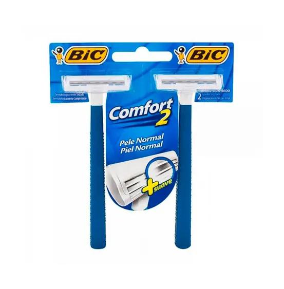APARELHO DE BARBEAR BIC COMFORT 2 TWIN PELE NORMAL C/2UN