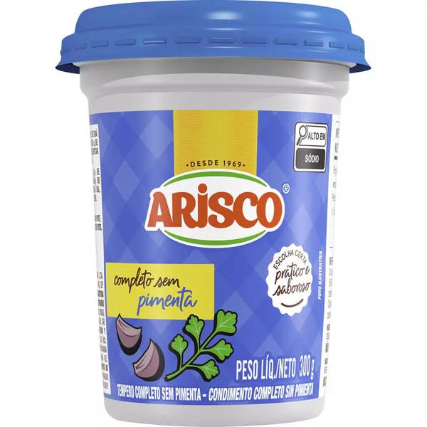 ARISCO TEMP COMPLETO 300G S/PIMENTA