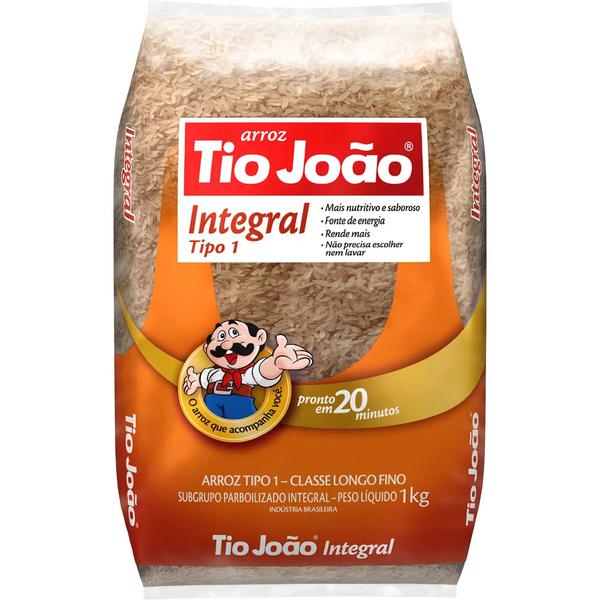 ARROZ TIO JOAO 1KG INTEGRAL