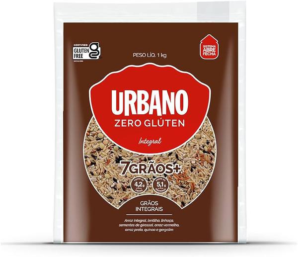 ARROZ URBANO 1KG SETE GRAOS INTEGRAIS