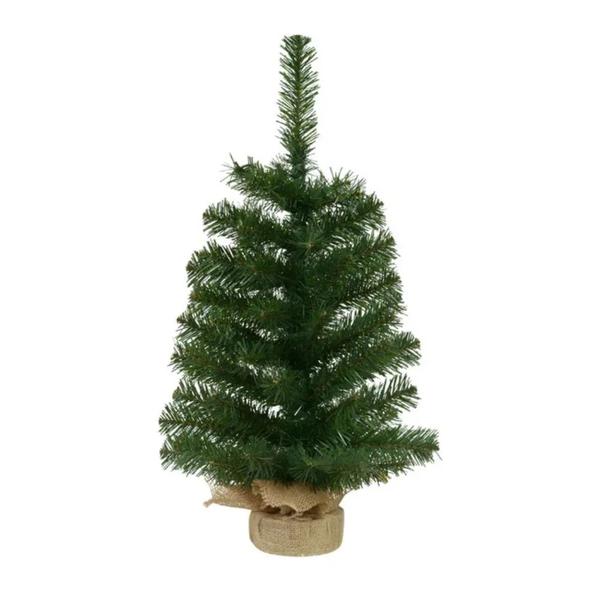 ARVORE NATAL TRAD 60CM C/BASE PLAST VD FLORARTE