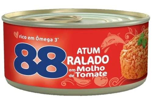 ATUM 88 RALADO 140G MOLHO TOMATE LT