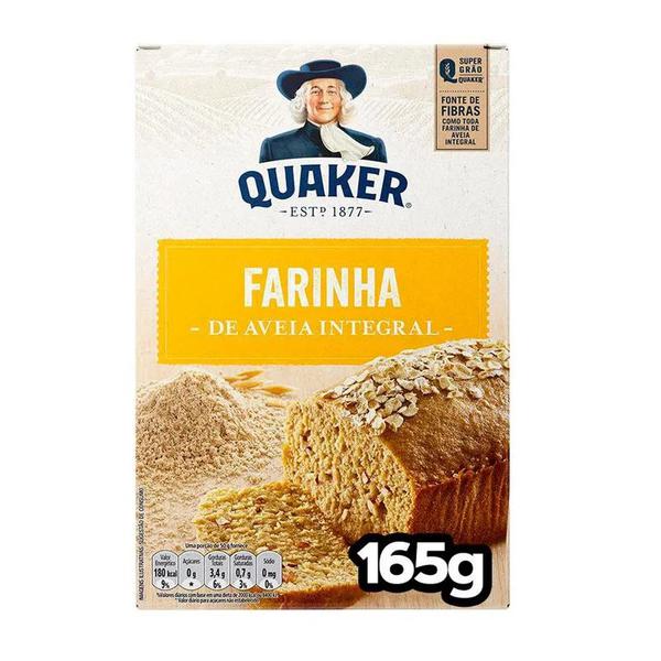 AVEIA QUAKER FARINHA 165G INTEGRAL