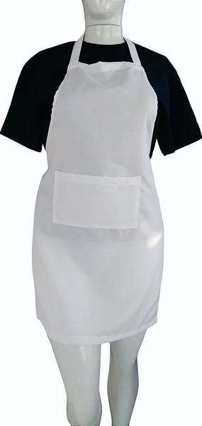 AVENTAL EM TEC OXFORD BCO C/B TAM UNICO