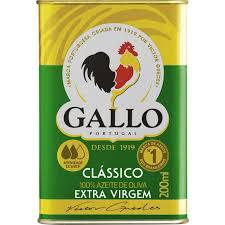AZEITE DE OLIVA GALLO LATA 200ML EXTRA VIRGEM