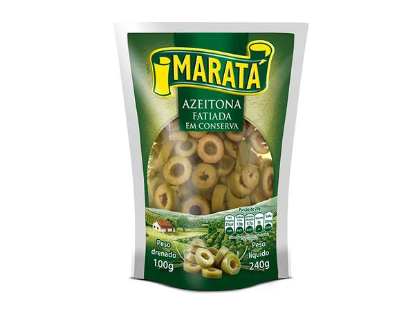 AZEITONAS FATIADA MARATA SACHE 100G