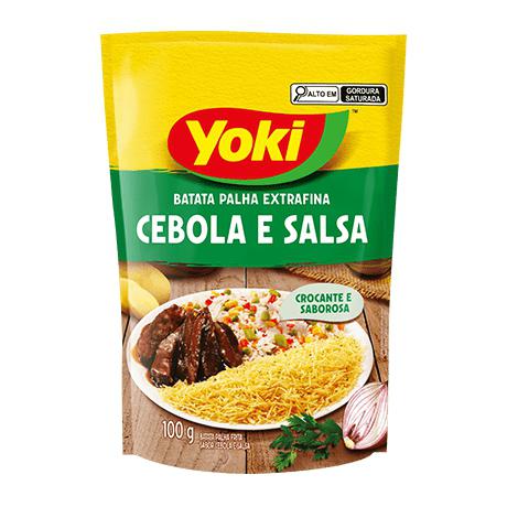 BATATA PALHA YOKI 100GR EXTRAFINA CEB. E SALSA