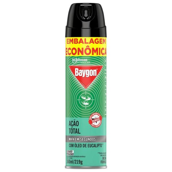 BAYGON AERO ACAO TOTAL 360ML OLEO/EUCALIPTO