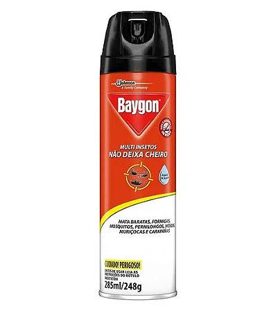 BAYGON AEROSOL MULTI INETOS LARANJA 300ML