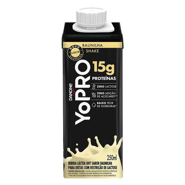 BEB. LACTEA YOPRO 250ML BAUNILHA 15GR PROT